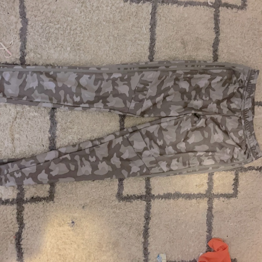 Gray camo Adidas sweatpants size small